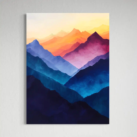 Aquarel Mountains