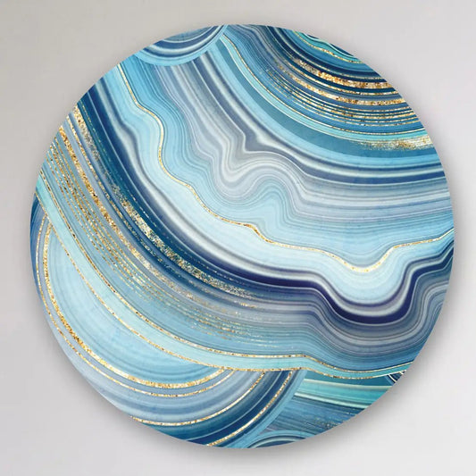 Aqua Geode Round