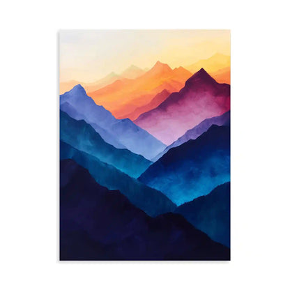 Aquarel Mountains