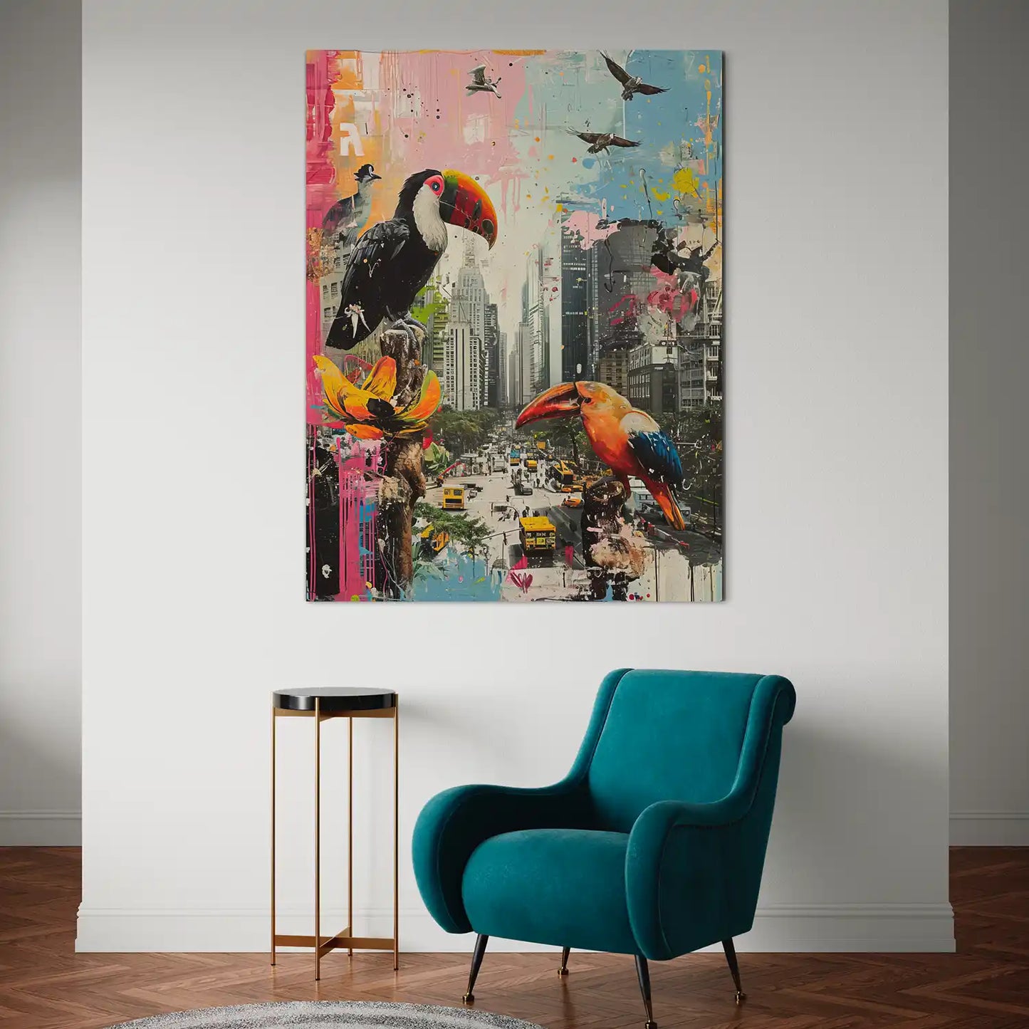 Birds In The City - Acrylglas