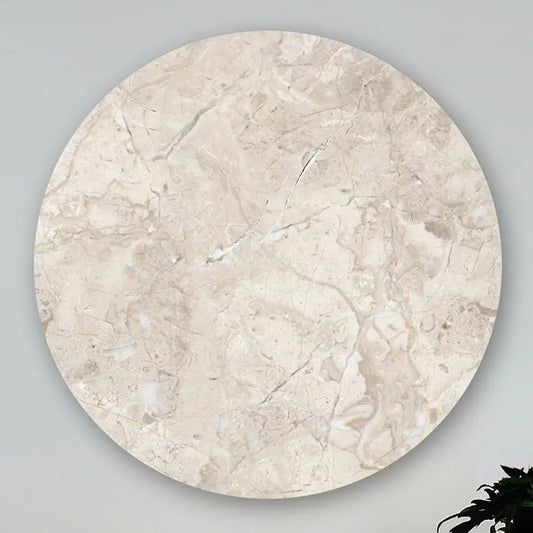 Beige Breccia Marble Round