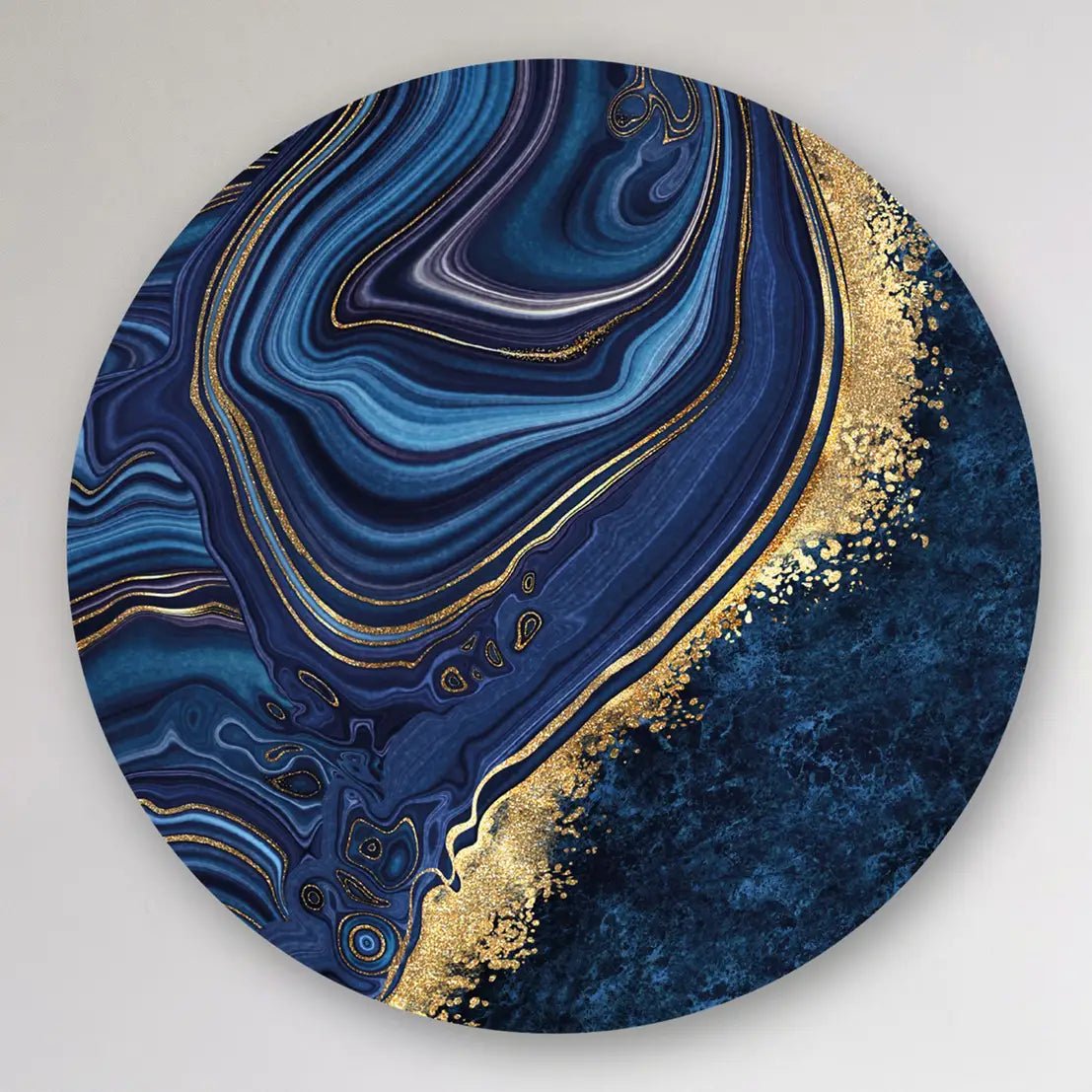 Blue Geode Round