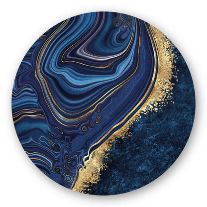 Blue Geode Round