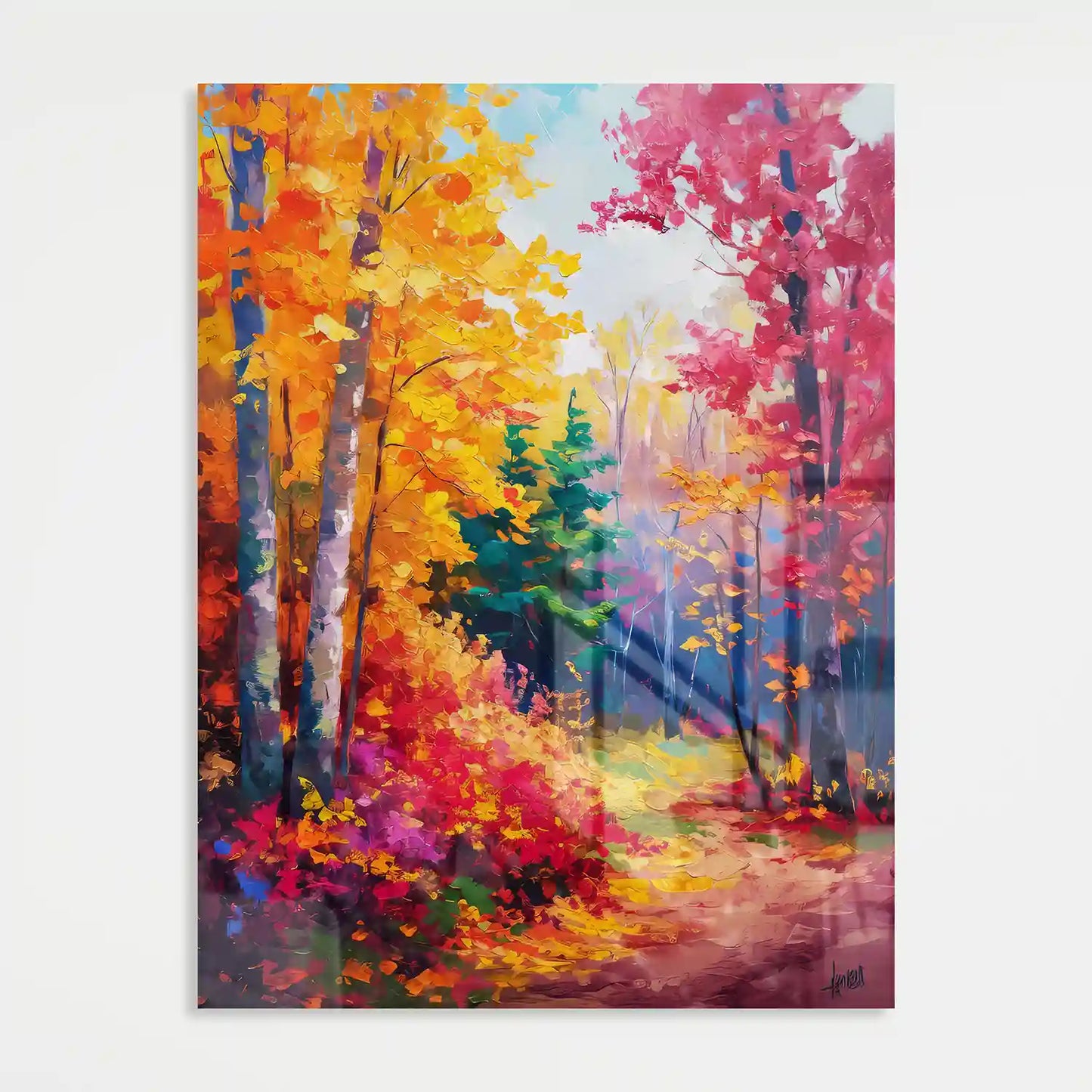 Colorful Forest - Acrylglas