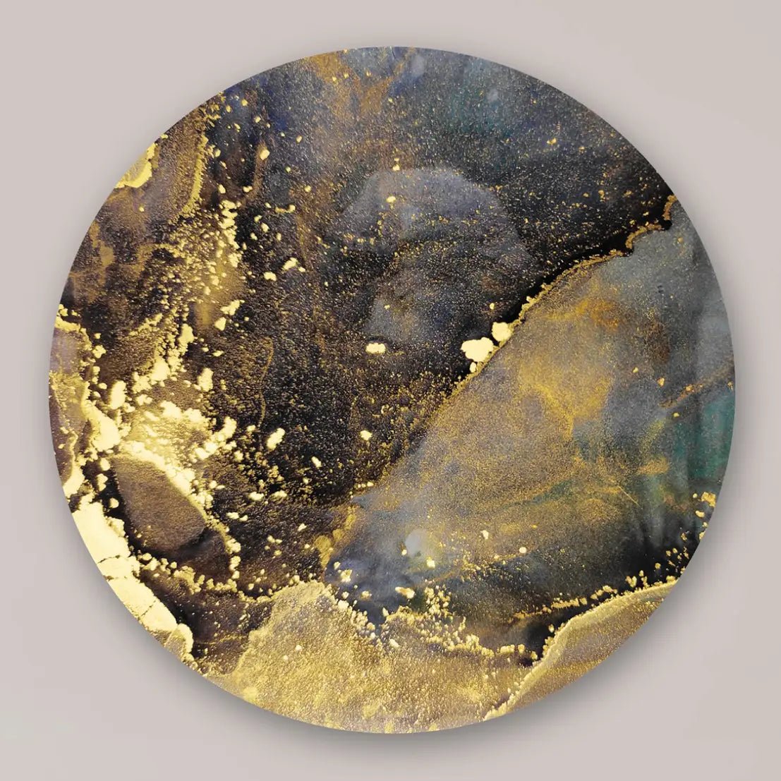 Cosmic Gold Agate Round