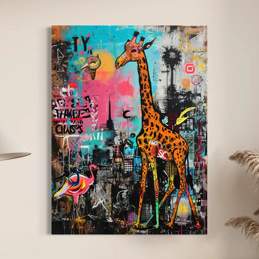 Girafe en ville n°1