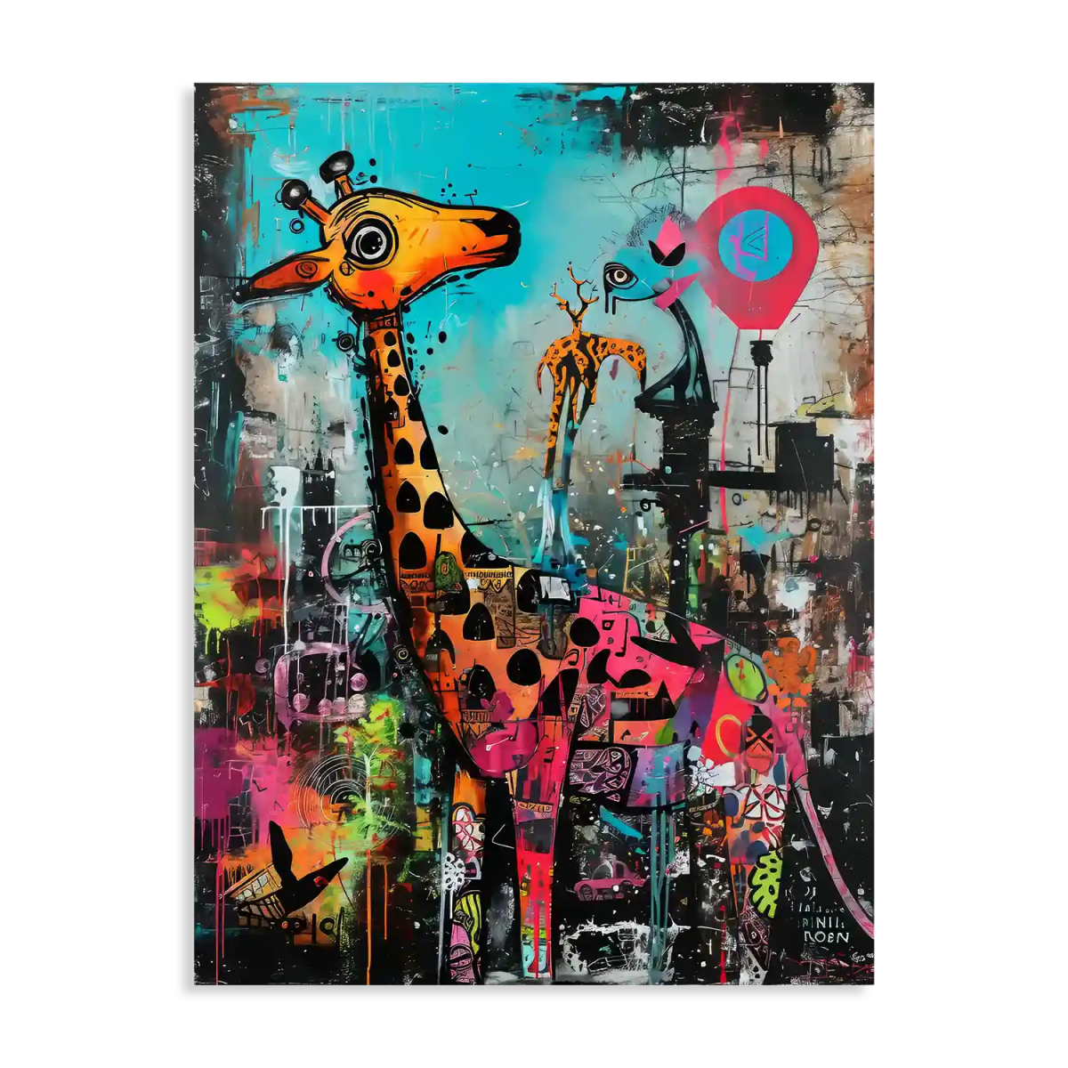 Giraffe In The City No2