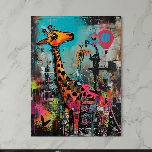 Girafe En Ville No2