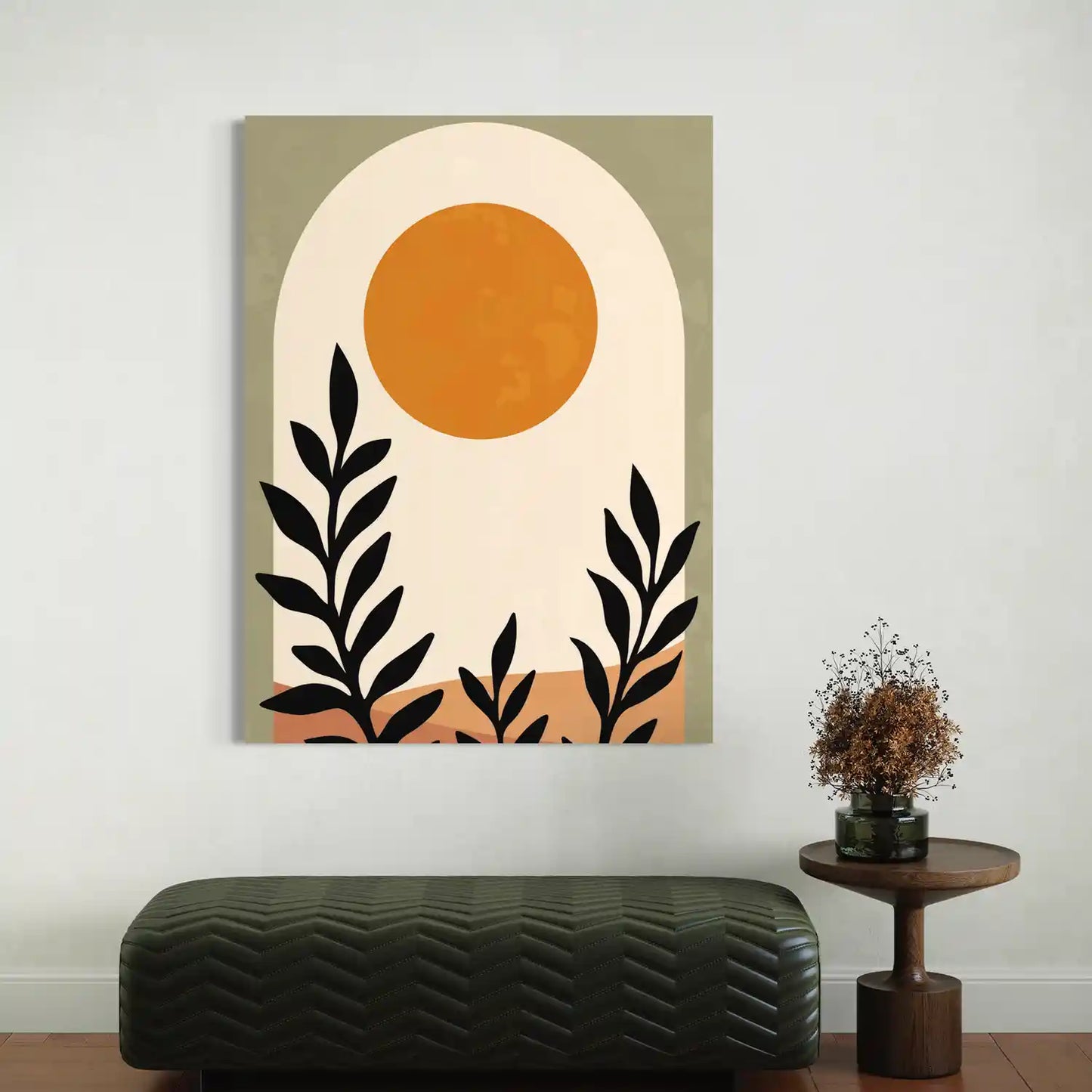 Graphic Arch & Sunrise - Acrylglas