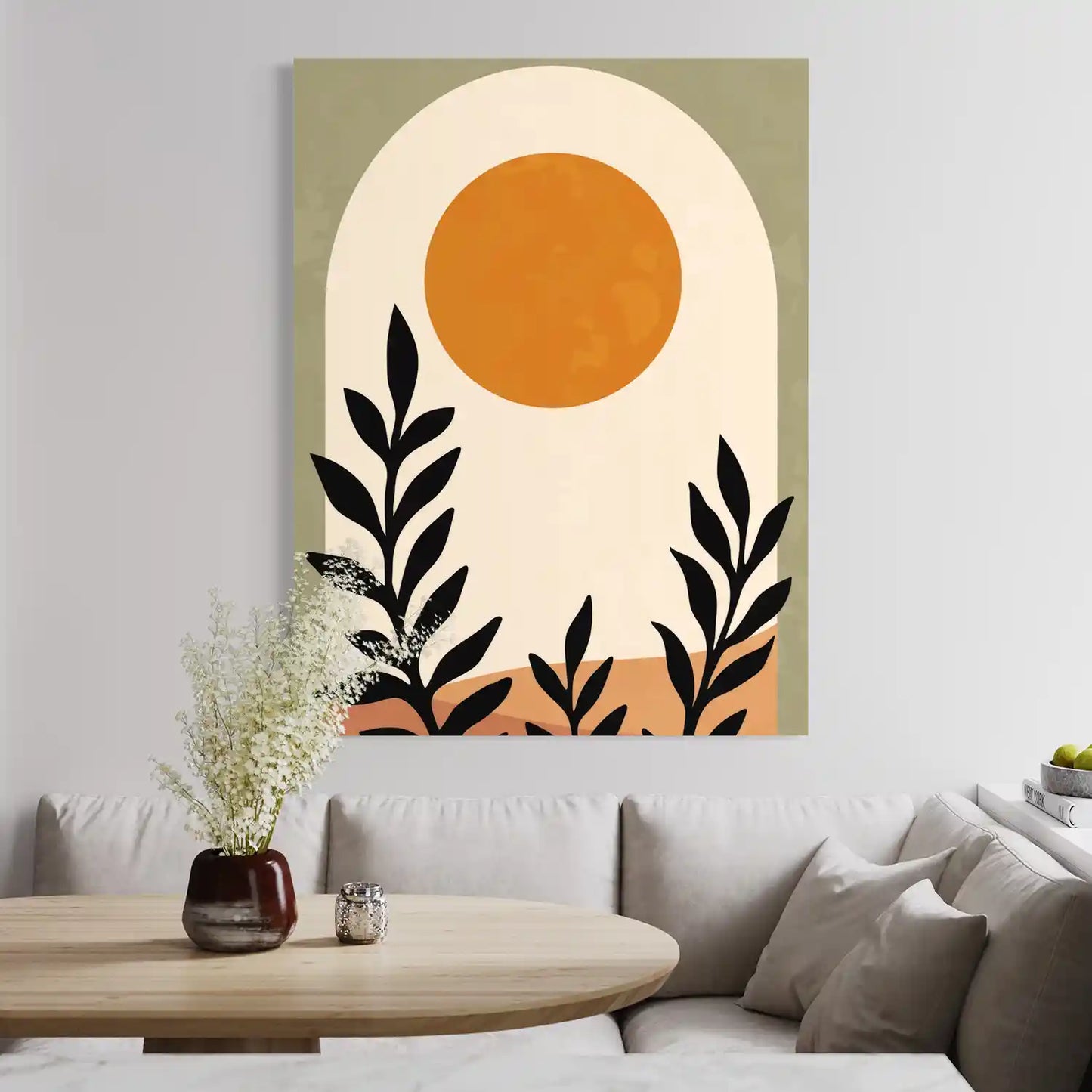 Graphic Arch & Sunrise - Acrylglas