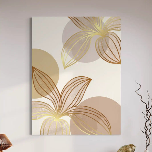 Graphic Golden Flower