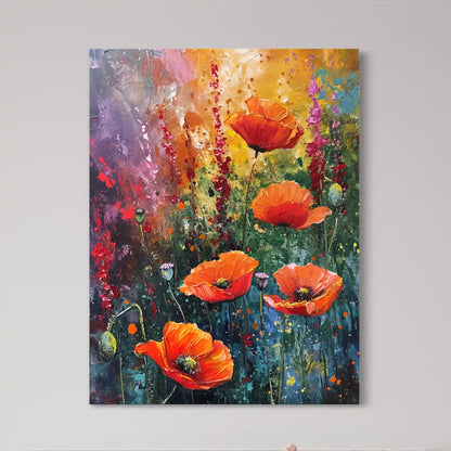 Orange Poppy Flowers