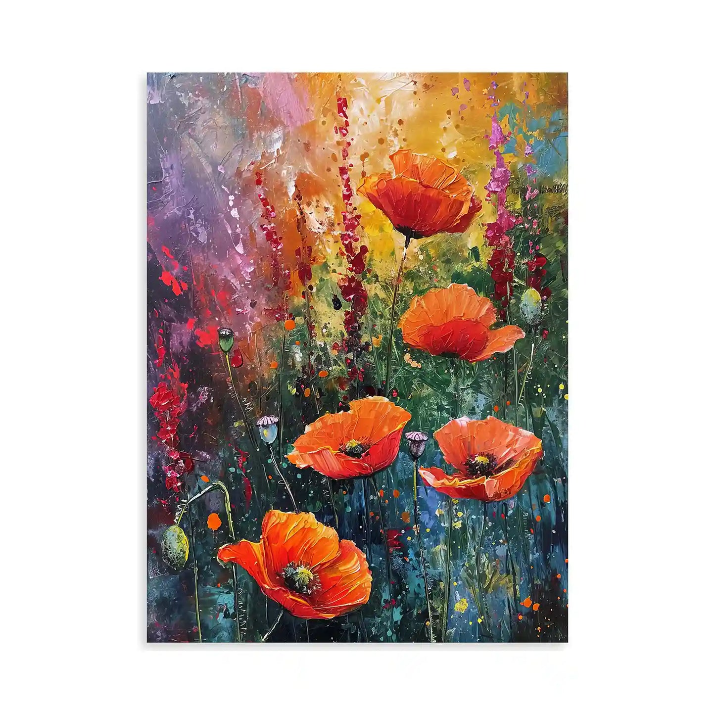 Orange Poppy Flowers