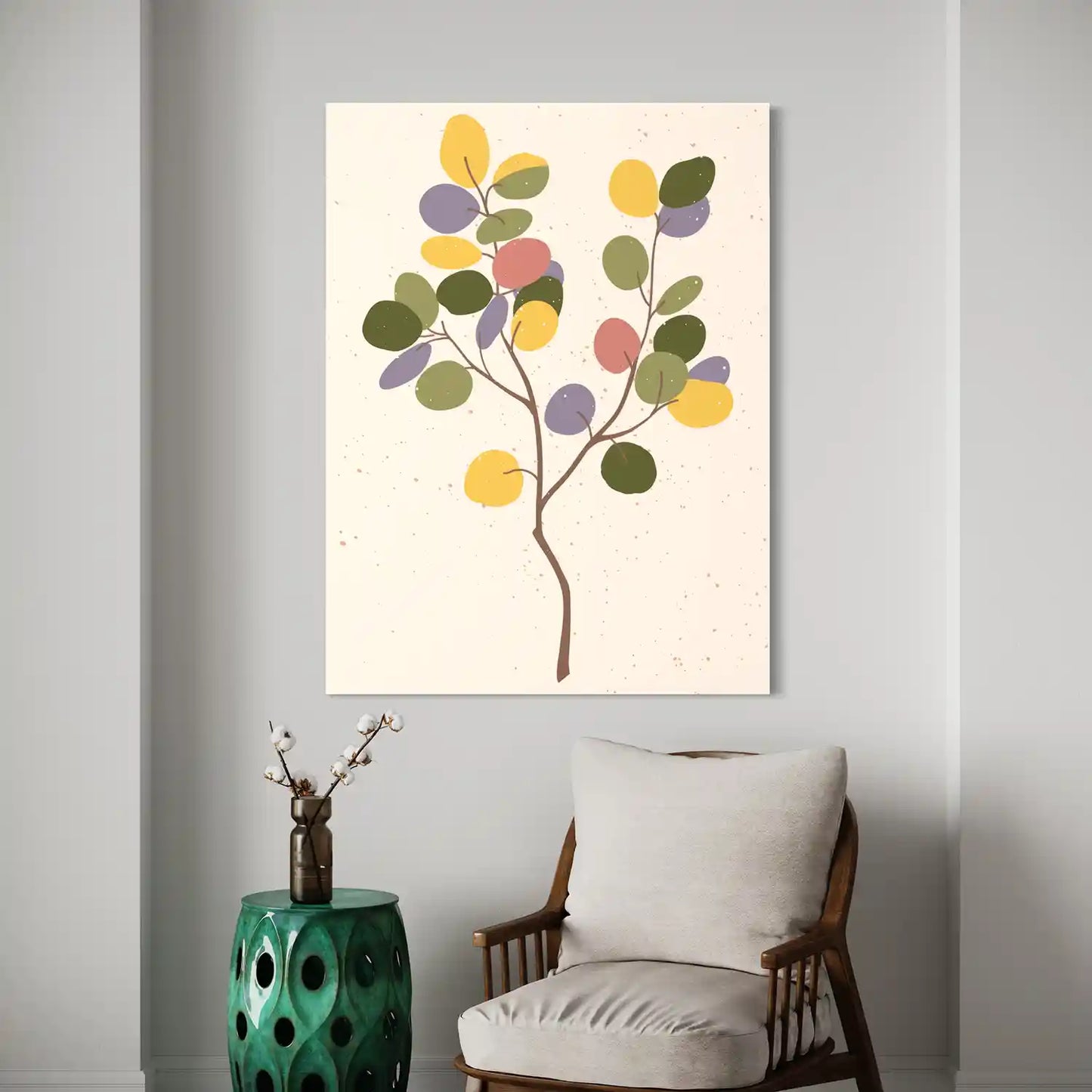 Pastel Tree - Acrylglas