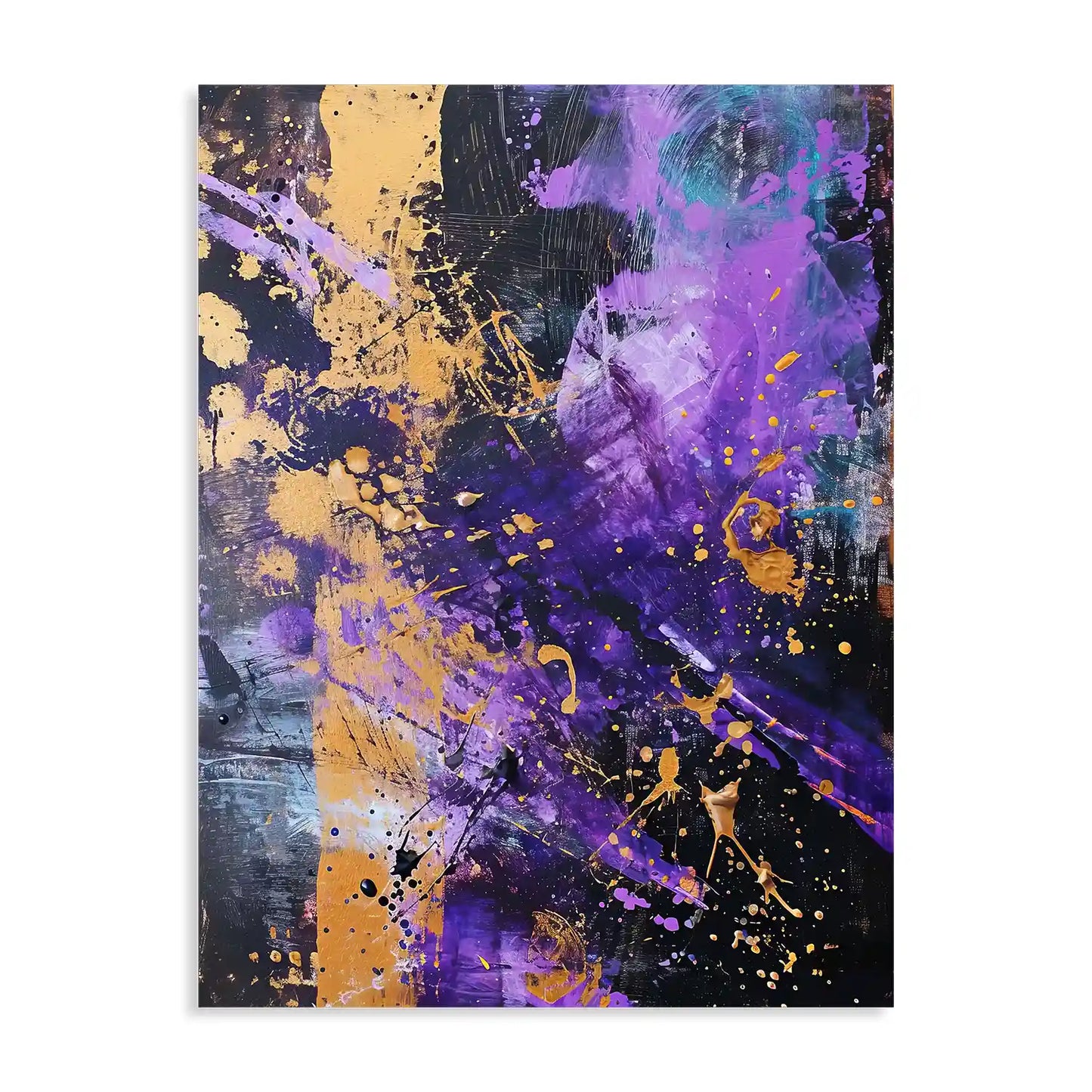 Purple & Gold Explosion