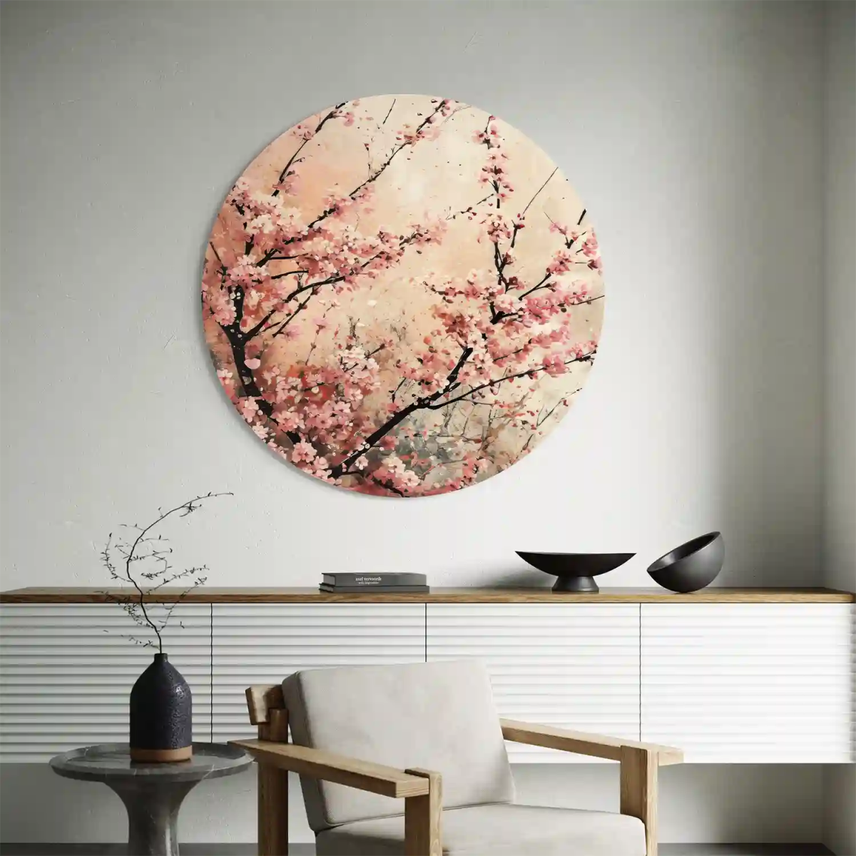 Pink Blossom Round