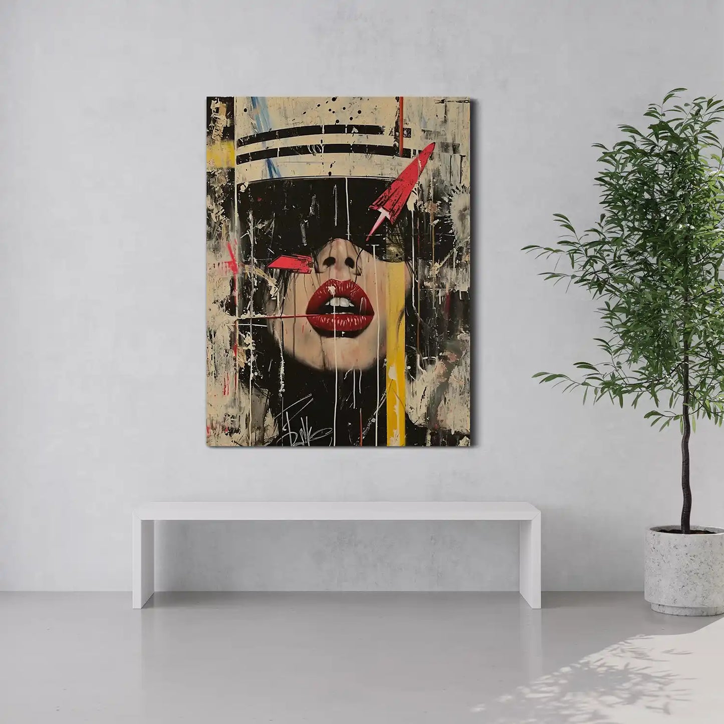 Rocket Red Lips - Acrylglas