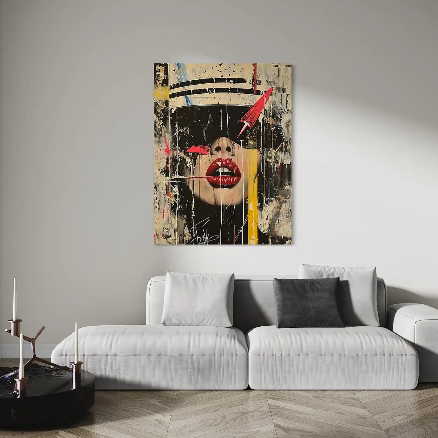 Rocket Red Lips - Acrylglas