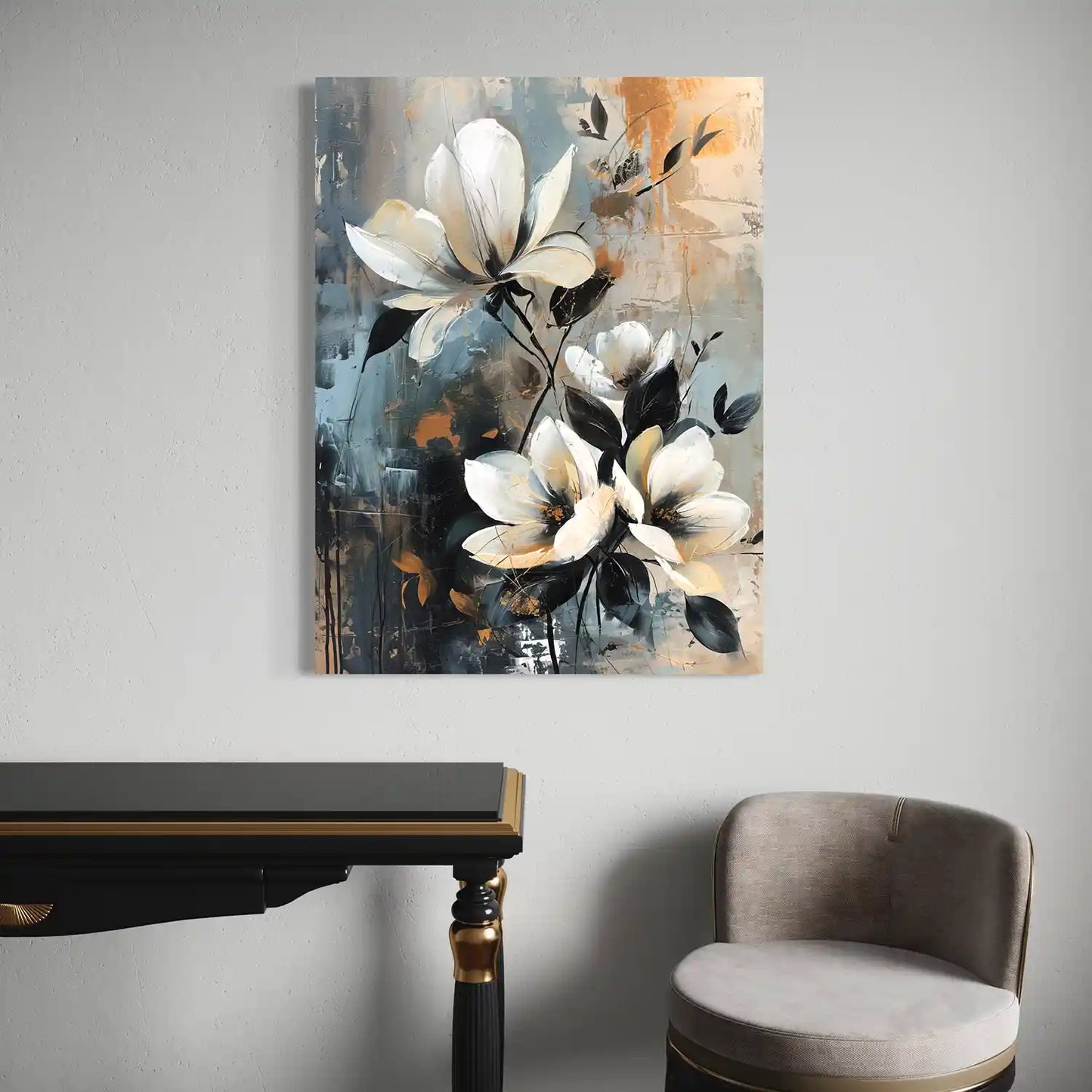 White Lotus Flowers - Acrylglas