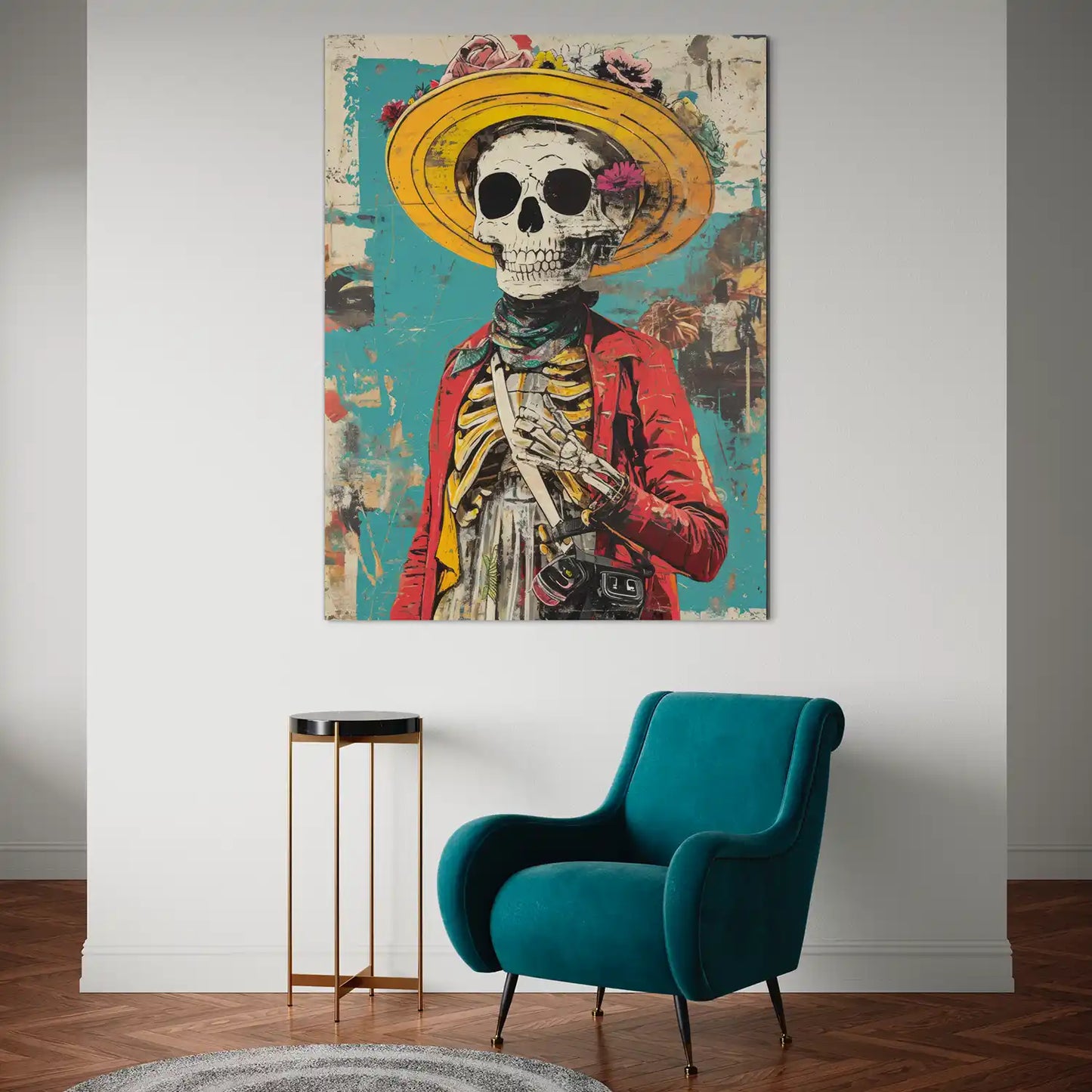 Yellow Hat Skeleton