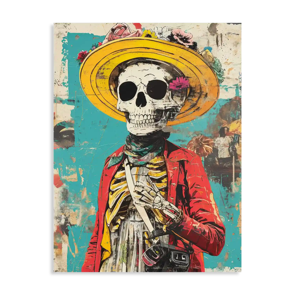 Yellow Hat Skeleton